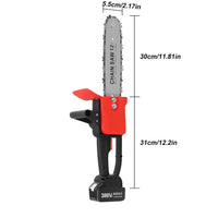 Drujba electrica cu lant 12 inch, cu 2 Acumulatori, 48V, Lithium, 4800rpm, 305mm - imagine 10
