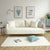 Perna decorativa din bumbac cu husa detasabila, 45 x 45 x 10 cm,
