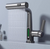 Baterie baie/bucatarie cu display temperatura, curgere tip cascada, jet sau spray, dus extractibil
