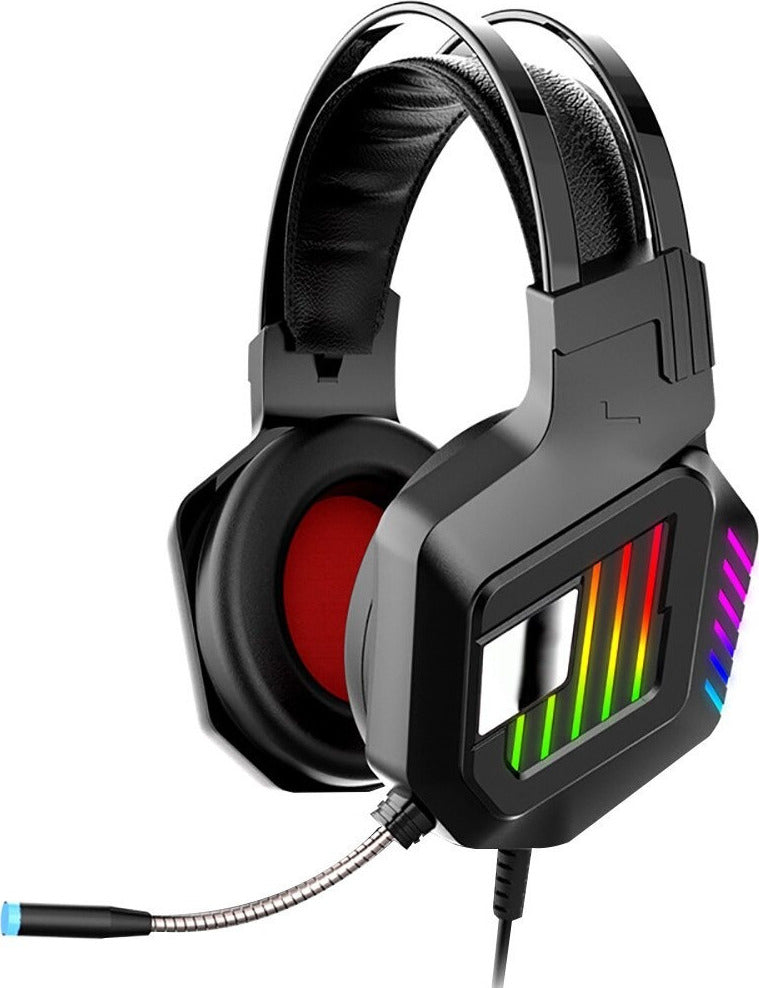 Casti Gaming Andowl Q E8 RGB Over Ear cu Microfon