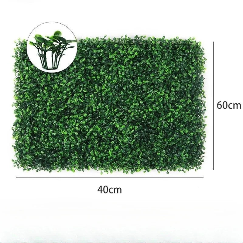Perete verde artificial, gradini verticale din plante artificiale 60x40cm