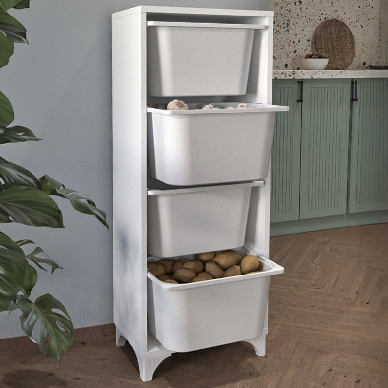 Organizator de depozitare cu 4 cosuri 45.3 x 29.7 x 116.3 cm