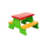 Masuta de picnic pentru 4 copii, 47 x 79 x 70 cm, maxim 35 kg, 2 ani+, Multicolor