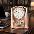 Ceas de masa cu pendul decorativ 21.3x17.8x7.6 cm design elegant modern silentios