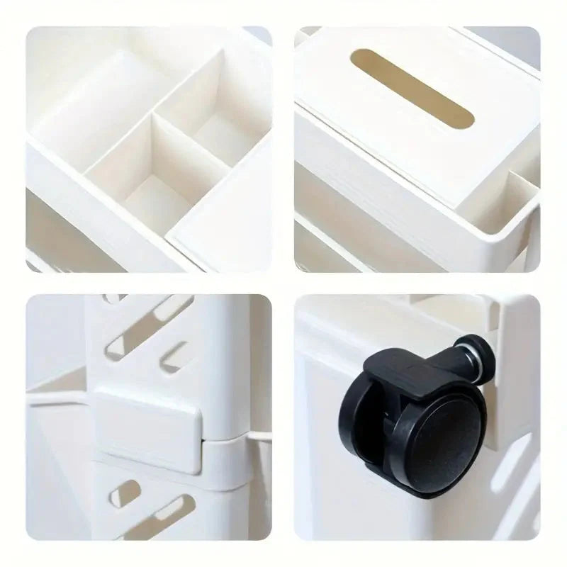 Etajera pliabila cu 5 rafturi  pentru carti si obiecte de birou