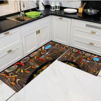 Set 2 covoare de bucatarie, antiderapant, 50x60cm, 50x120cm - imagine 10