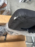 RESIGILAT — Scaun de Birou Ergonomic Directorial, Piele Ecologică, Recliner și Suport pentru Picioare negru · Incomplet #001