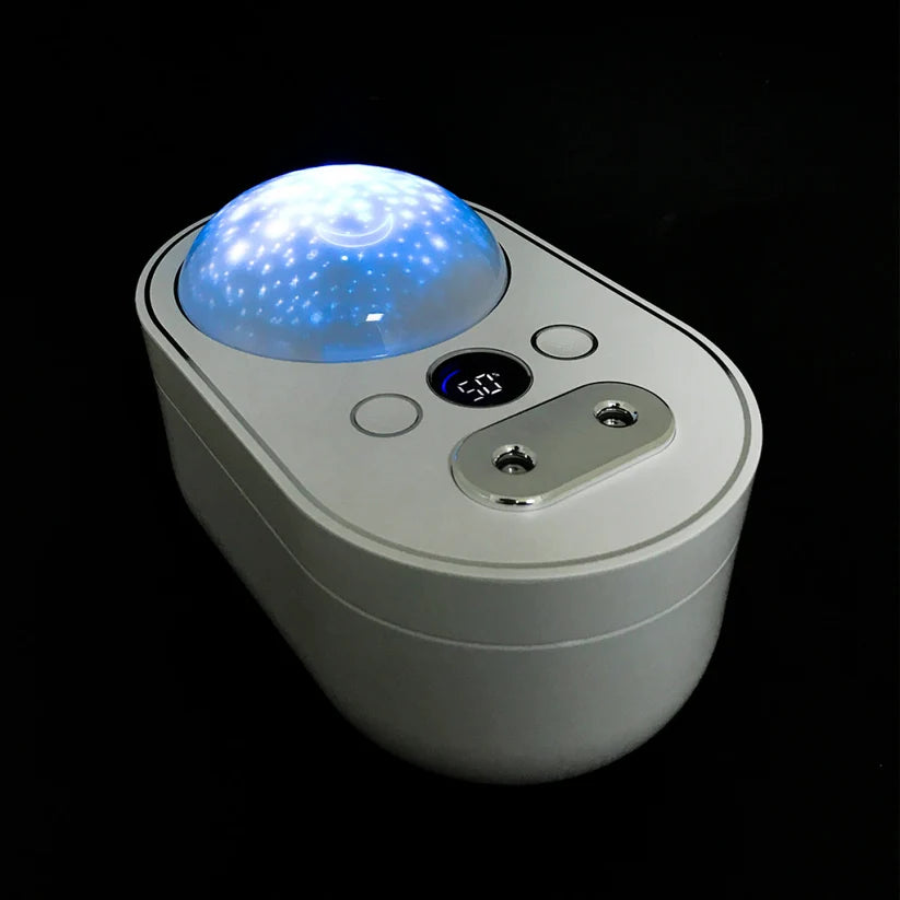 Umidificator de Aer cu Difuzor de Aroma Reincarabil Doua Pulverizatoare Lampa Veghe Proiectie - detaliu produs
