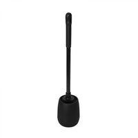 Perie de wc din silicon cu recipient pentru scurgerea apei, suport autoadeziv, 10 cm x 52.5 cm - imagine 3