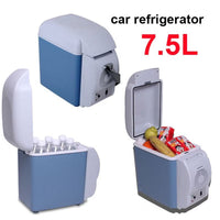 Frigider auto portabil, 12V, 7.5 l, Functie de racire si incalzire, Albastru/Alb - imagine 9