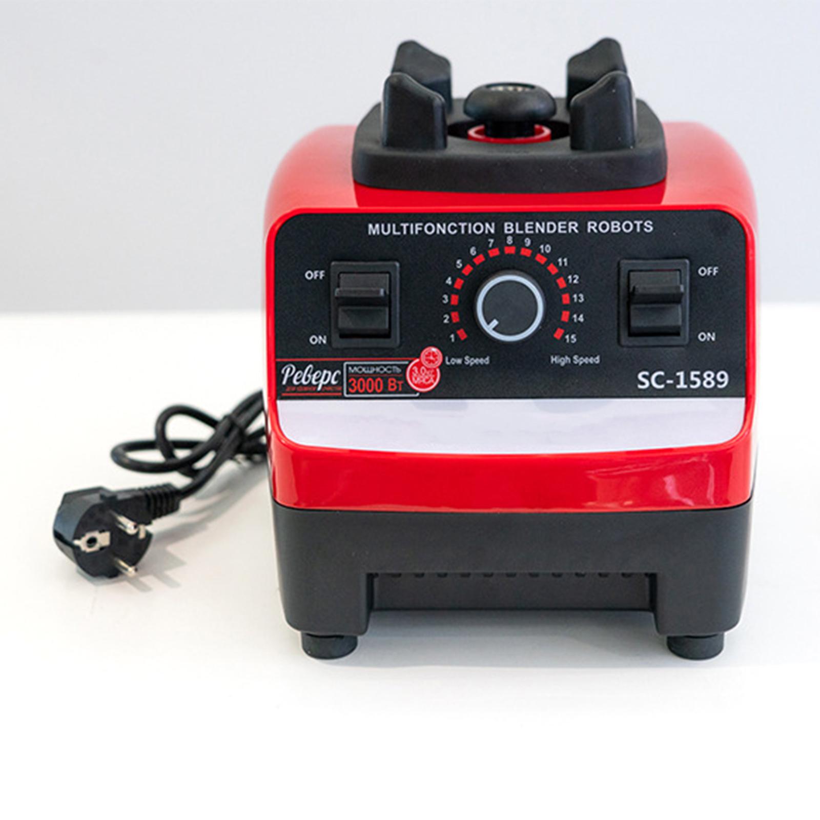 Blender Profesional de bucatarie 2 in 1, 2.5L, motor din cupru, 15 viteze, 4500W