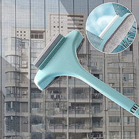 Perie Curatare Geamuri 2 in 1 cu Racleta si Perii pentru Plase Tantari Suprafete Multiple - detaliu produs