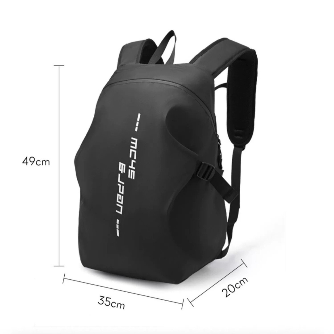 Rucsac Moto 35L impermeabil, compartiment casca & design urban