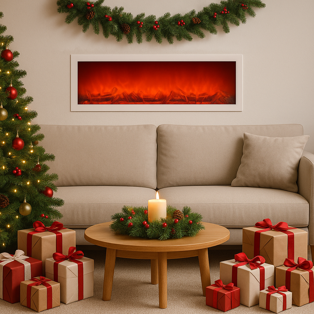 Felinar decorativ tip semineu, 100 x 27.5 cm