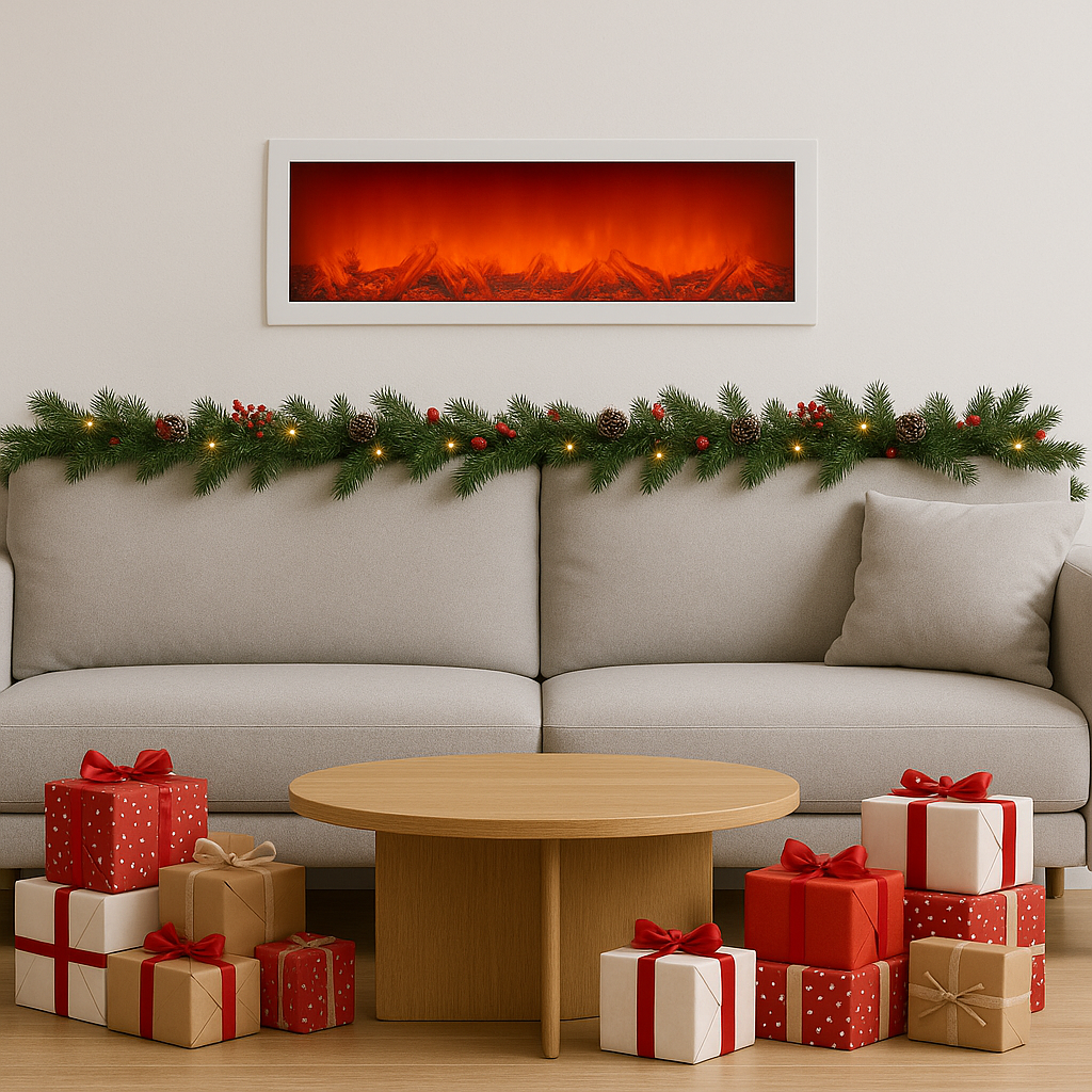 Felinar decorativ tip semineu, 100 x 27.5 cm