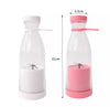 Mini Blender portabil - Smoothie & Shake, incarcare usb 6 Lame otel Inoxidabil,  420 ml