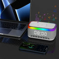 Ceas Digital 6in1 cu Incarcare Wireless 15W Boxa Bluetooth Lampa LED Radio FM
