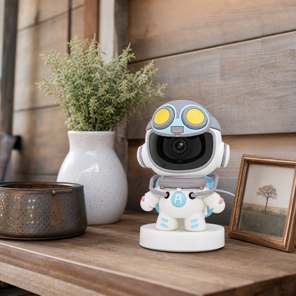Camera de Supraveghere Robot Inteligent 2MP Detectie Umanoida Infrarosu Noapte US Plug - detaliu produs