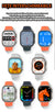 Ceas Smartwatch 8 Ultra Watch, 2.0" IPS Full Touch, incarcare magnetica, apel Bluetooth, bratara, monitor de sanatate, unisex