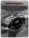 Ceas Smartwatch 8 Ultra Watch, 2.0" IPS Full Touch, incarcare magnetica, apel Bluetooth, bratara, monitor de sanatate, unisex