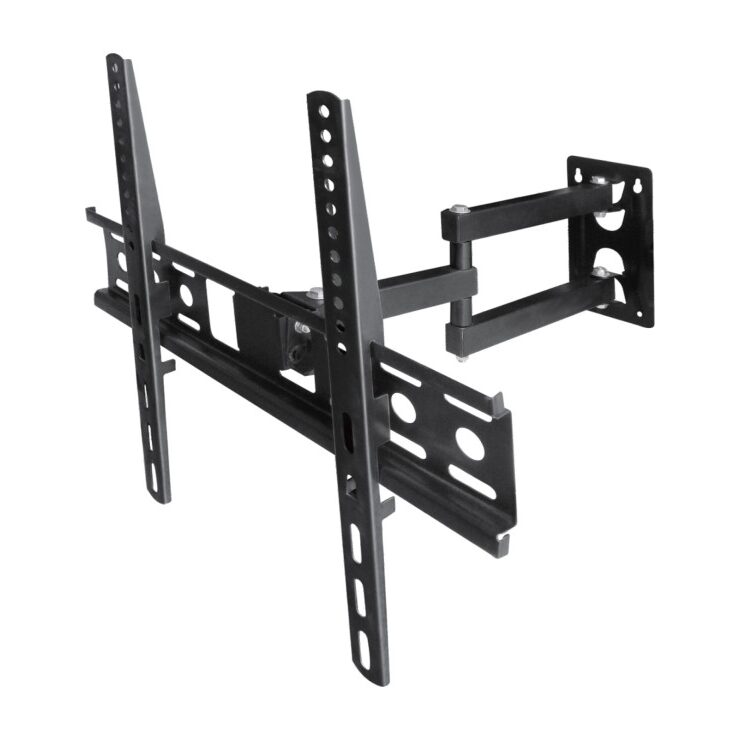 Suport TV perete 26-55 inch ( 66 cm - 140 cm), Maxim 30 kg, Ajustabil, VESA: până la 400 x 400 mm, Negru