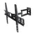 Suport TV perete 26-55 inch ( 66 cm - 140 cm), Maxim 30 kg, Ajustabil, VESA: până la 400 x 400 mm, Negru