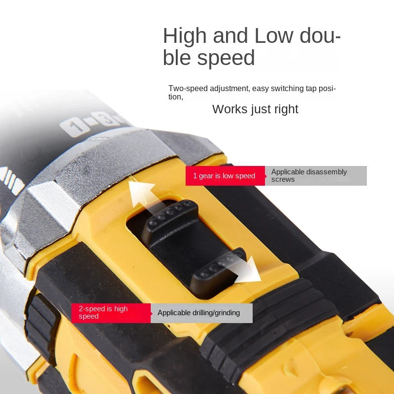 Trusa Bormasina 36V, cu 2 acumulatori si incarcator, mandrina metalica + Accesorii