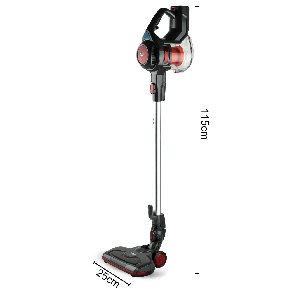 Aspirator Vertical RAF R8667, fara fir, cu acumulator, 100W, filtru Hepa, 2 accesorii, iluminare led