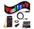 Panou LED auto afisaj cu led flexibil RGB programabil prin bluetooth 16x64 cm