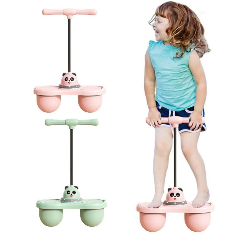 Jucarie de Sarituri pentru Copii cu Maner Ergonomic si Baza Antialunecare – Design Panda