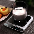 Incalzitor electric smart pentru cana cafea, ceai si alte bauturi, incarcare USB, reglare temperatura, alimentare 5V, putere 10W, alb