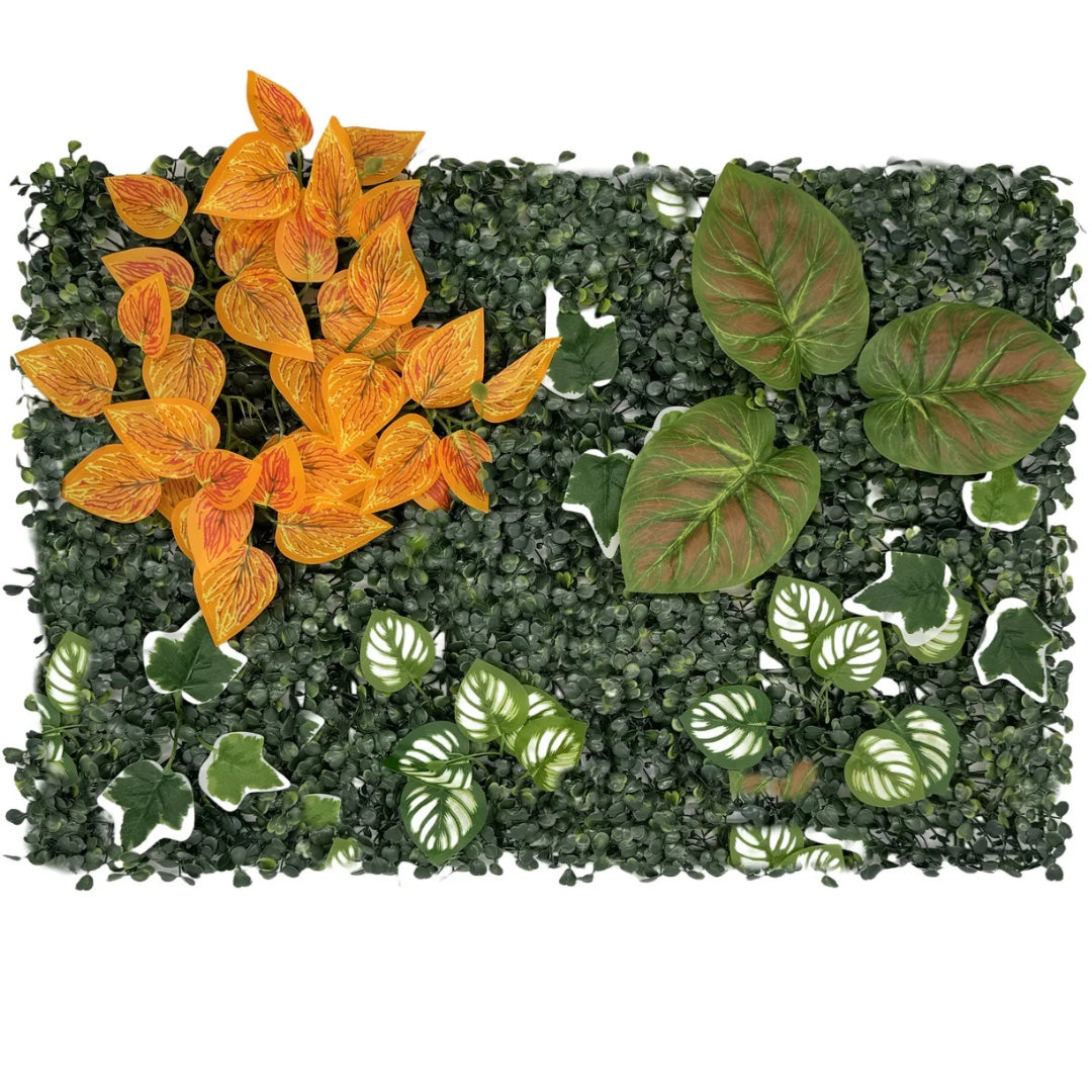 Perete verde artificial, gradini verticale din plante artificiale 60x40cm