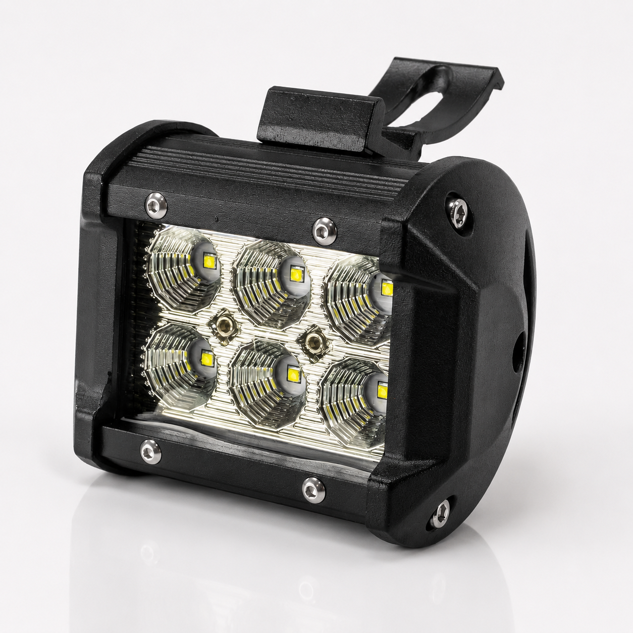 Proiector LED Auto Offroad 6 LEDuri 18W 12V - 24V Dreptunghiular