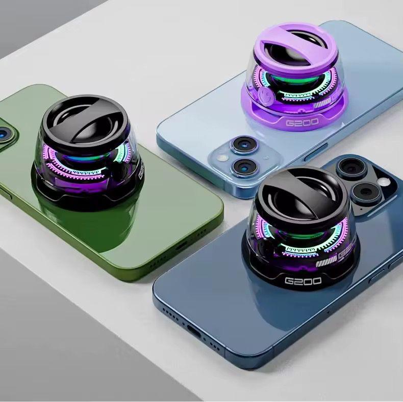 Boxa Portabila Bluetooth Rezistenta la Apa IPX7 cu Magnet, Atasare Magnetica pentru Telefoane & Suprafete Metalice, Sunet Surround 3D, Iluminare RGB, TWS Dual Channel, Negr