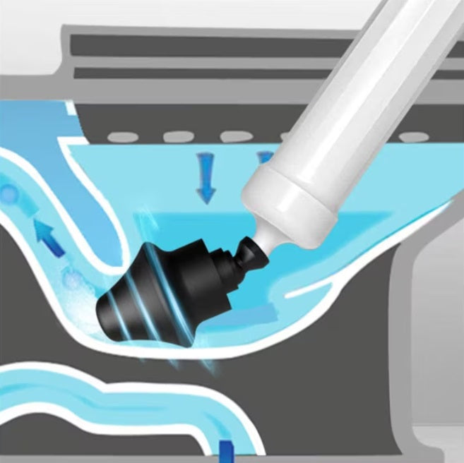 Pompa cu aer comprimat pentru desfundat chiuvete, Instalatii sanitare