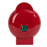Mini Aparat de preparat gogosi, 3 orificii, antiaderent, 350W, 165x85x125mm, rosu - imagine 5