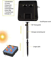Ghirlanda Luminoasa Solara din Cupru 30M, cu 300 MiniLED-uri, 8 Programe, telecomanda - imagine 11