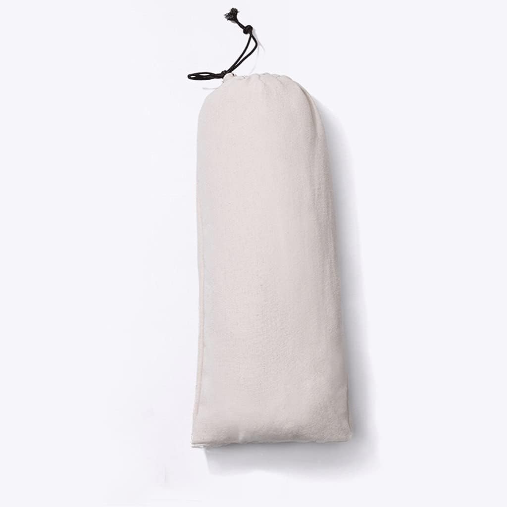 Hamac crem 200x150 cm pentru 1 persoana – cu carlige, franghii si sac de transport