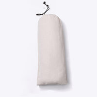 Hamac crem 200x150 cm pentru 1 persoana – cu carlige, franghii si sac de transport - imagine 7