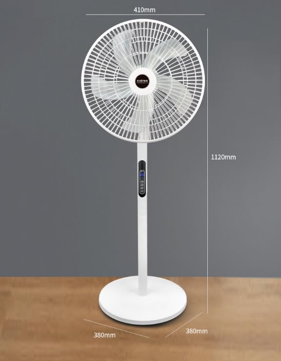 Ventilator digital cu telecomanda si timmer 1120 mm, oscilatie 90°, afisaj LED, 16 inch