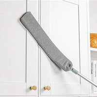 Mop plat retractabil pentru curatarea prafului in spatiile inguste - imagine 2