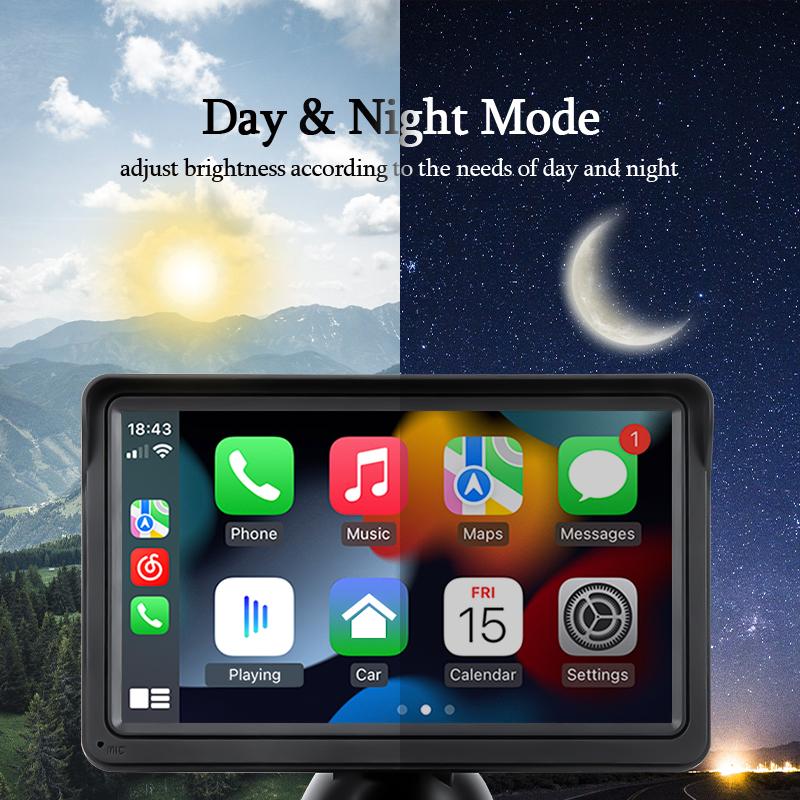 Navigatie auto cu display HD 7 inch, compatibil Carplay si Android Auto, B5300