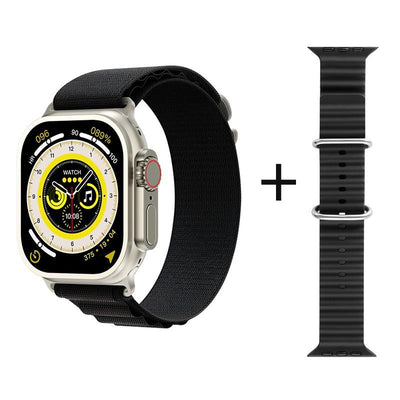 Ceas Smartwatch Z69 Ultra Watch, ecran 2.0", 2 curele, incarcare wireless