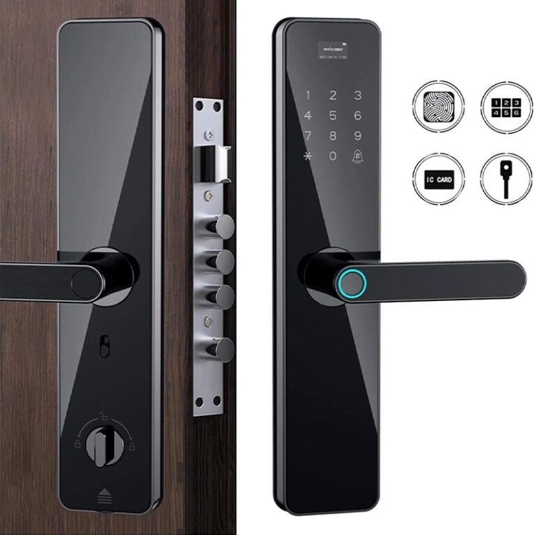 Incuietoare Inteligenta Cerradura Security cu Amprenta Digitala Biometrica Parola 5 in 1 - detaliu produs