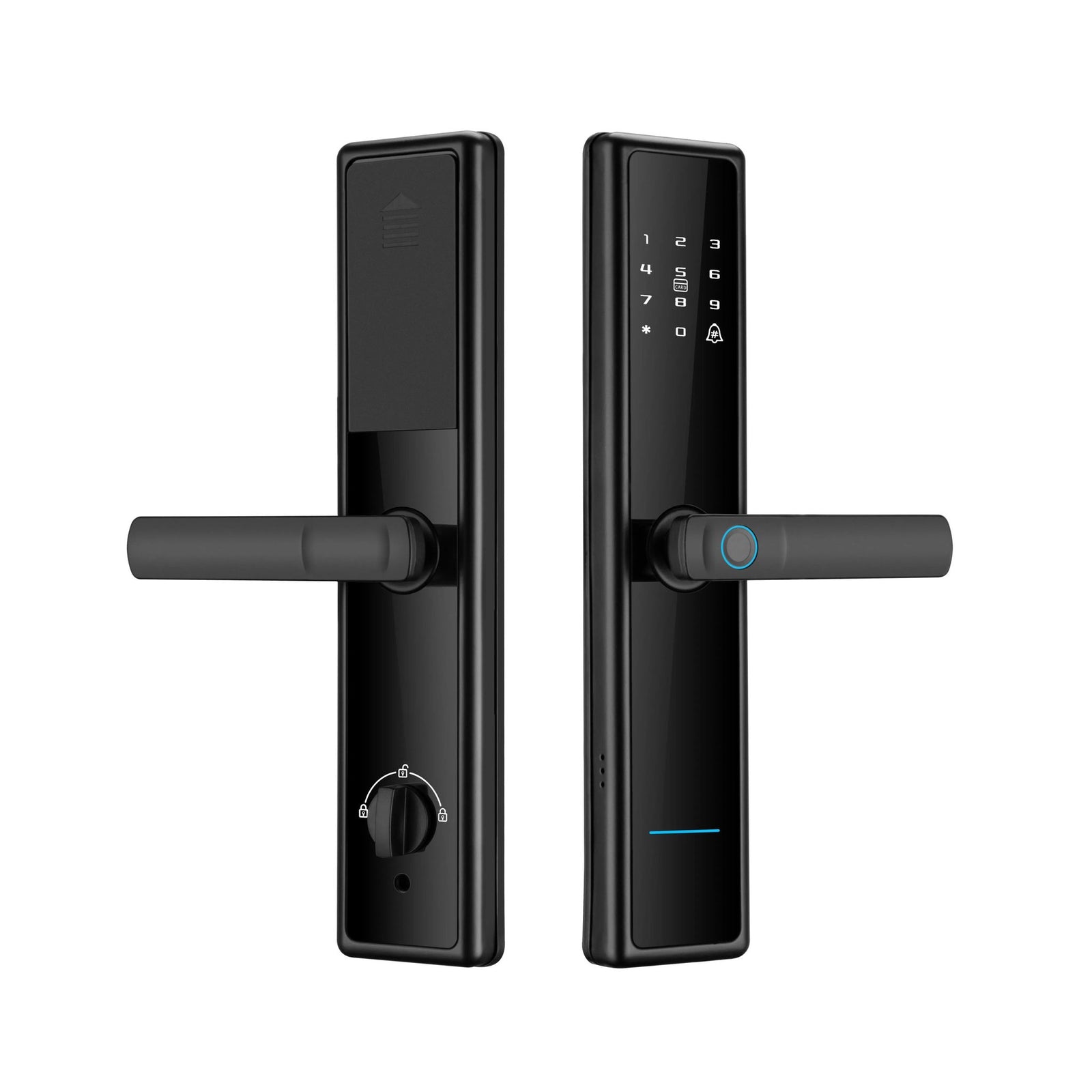 Incuietoare Inteligenta Cerradura Security cu Amprenta Digitala Biometrica Parola 5 in 1 - imagine principala
