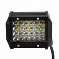 Proiector LED auto off-road 72W, 24 LED-uri, lumina alba, model dreptunghiular
