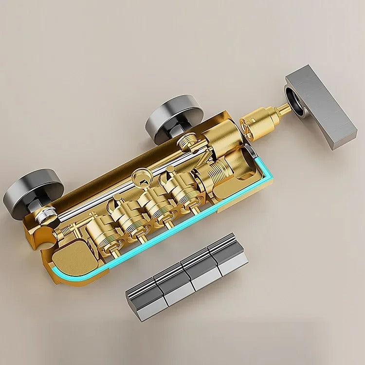 Coloana de Dus Smart, Display LED, Comenzi Piano, 4 Moduri de Pulverizare, Rotatie 360°, Tehnologie de Pulverizare cu Aer, Materiale Premium, Para Dus, Robinet Ascuns, Fara Conectare Electrica