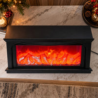 Șemineu Electric Decorativ cu Efect de Flacără LED – 40 × 20 × 10 cm - detaliu produs