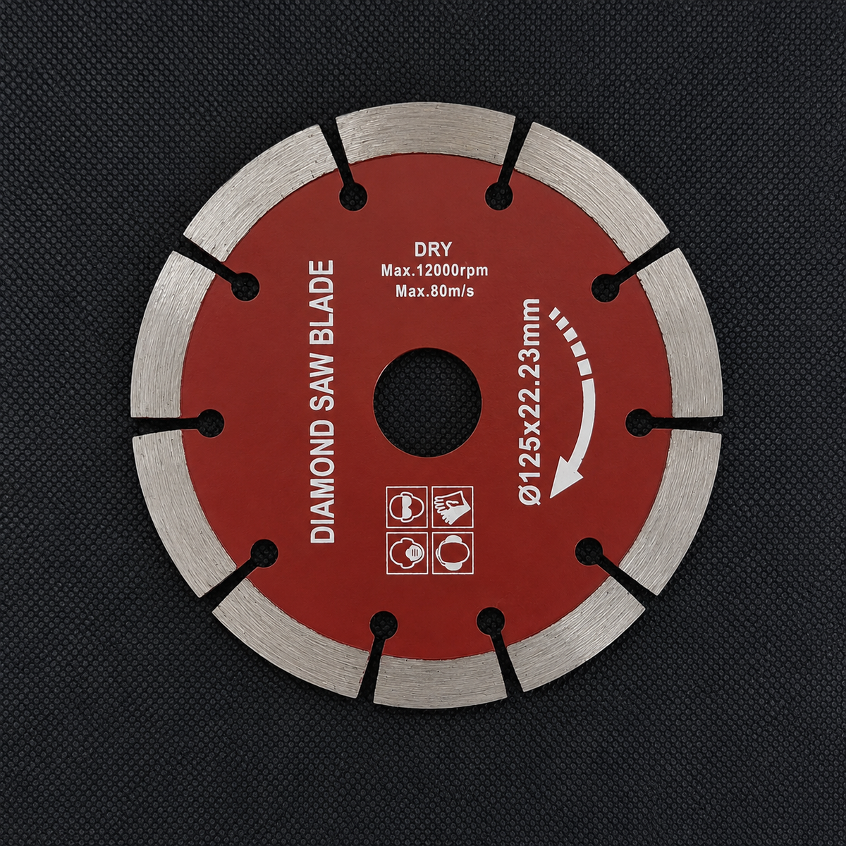 Set Discuri Abrazive pentru Polizor 125mm Granulatie Mixta 10 Bucati - detaliu produs