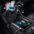 Incarcator Auto Retractabil 5 in 1, 45W PD, difuzor de parfum integrat, lumina ambientala